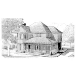 Country House Plan Front of Home - Barrymore Bluff Farmhouse 137D-0200 - Search House Plans and More