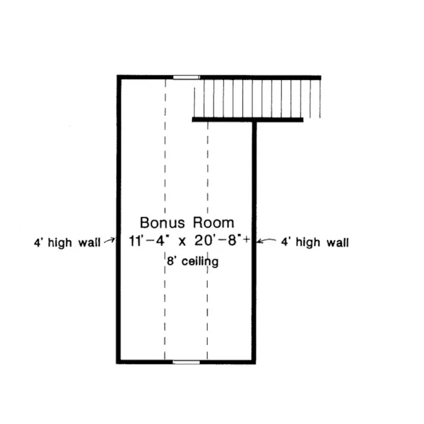 Shingle House Plan Bonus Room - Carlan Traditional Ranch Home 137D-0201 - Search House Plans and More