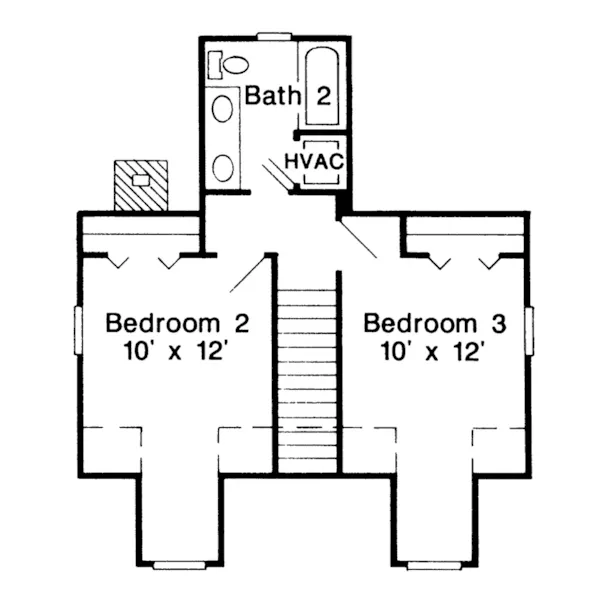 Country House Plan Second Floor - Gelsey Country Home 137D-0205 - Search House Plans and More