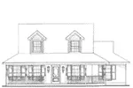 Country House Plan Front Elevation - Gelsey Country Home 137D-0205 - Search House Plans and More