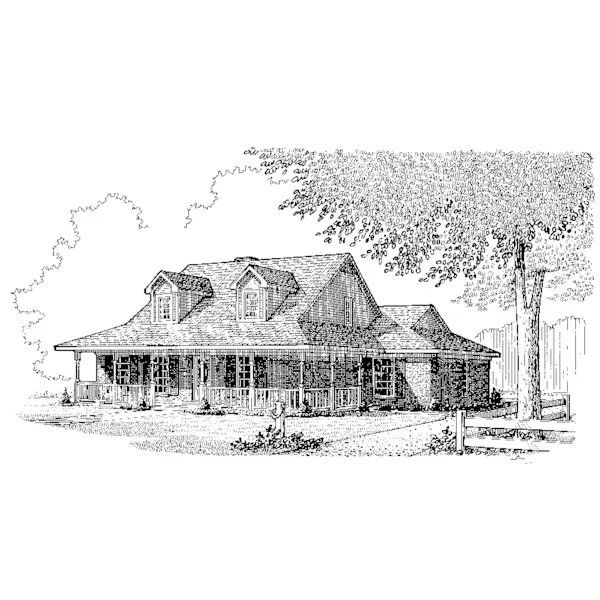 Country House Plan Front of Home - Gelsey Country Home 137D-0205 - Search House Plans and More