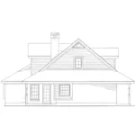 Country House Plan Left Elevation - Gelsey Country Home 137D-0205 - Search House Plans and More