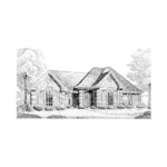 Farmhouse Plan Front of Home - Ritter Run Ranch Home 137D-0213 - Shop House Plans and More