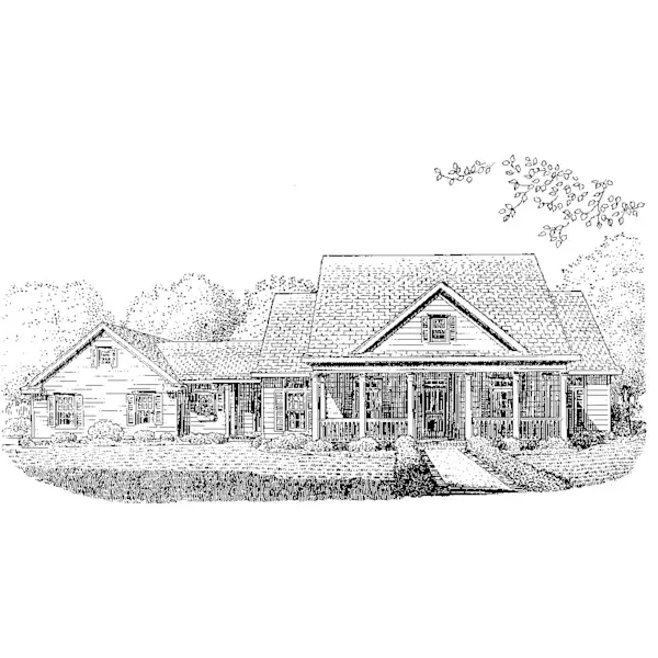 Front Image of House - Shaker Woods Country Home 137D-0215 - Shop House Plans and More