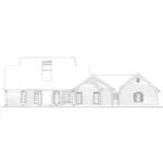 Rear Elevation - Shaker Woods Country Home 137D-0215 - Shop House Plans and More