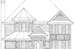 Southern House Plan Front Elevation - Tranquil Brook Victorian Home 137D-0218 - Shop House Plans and More