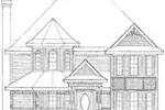 Country House Plan Front Elevation - Tranquil Brook Victorian Home 137D-0218 - Shop House Plans and More