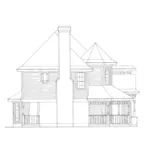 Country House Plan Left Elevation - Tranquil Brook Victorian Home 137D-0218 - Shop House Plans and More