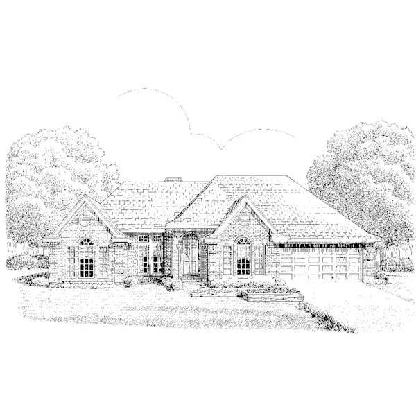 Country House Plan Front Image of House - Southmoore Ranch Home 137D-0219 - Shop House Plans and More