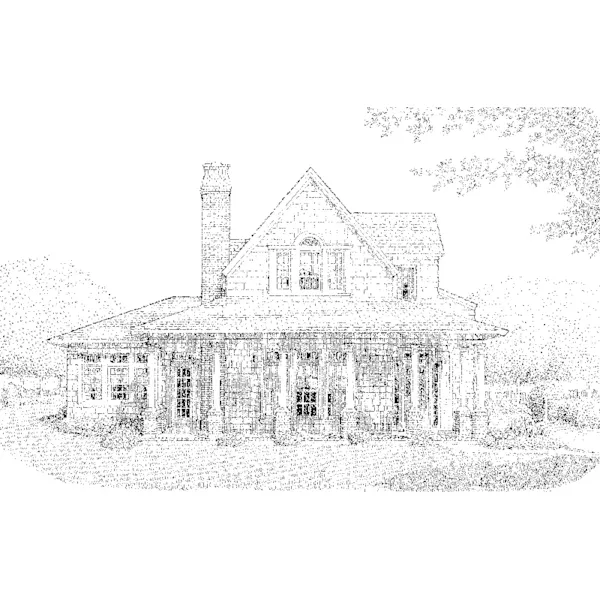 Bungalow House Plan Front of Home - Splendor View Farmhouse 137D-0220 - Shop House Plans and More