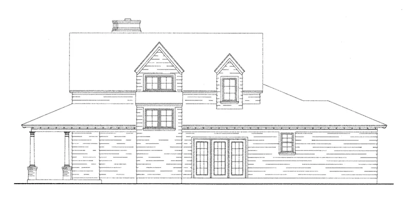 Bungalow House Plan Right Elevation - Splendor View Farmhouse 137D-0220 - Shop House Plans and More