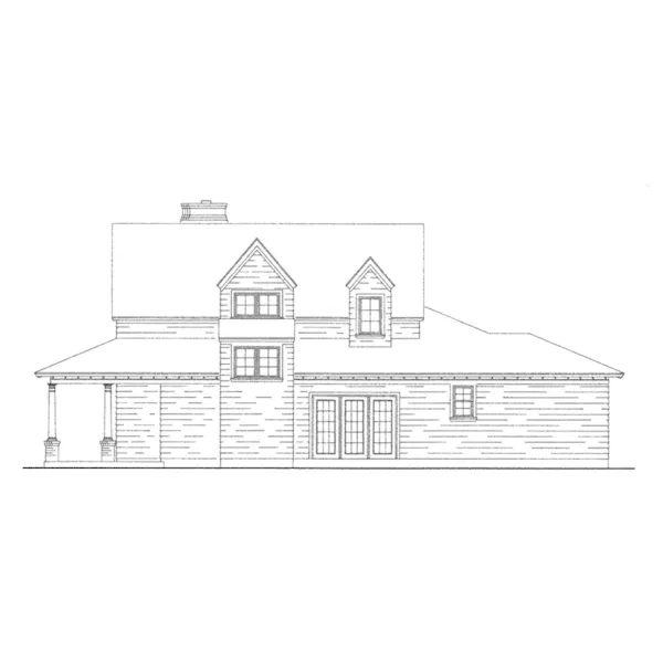 Bungalow House Plan Right Elevation - Splendor View Farmhouse 137D-0220 - Shop House Plans and More