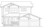 Greek Revival House Plan Front Elevation - Garridan Craftsman Home 137D-0261 - Search House Plans and More