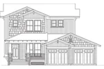 Greek Revival House Plan Front of Home - Garridan Craftsman Home 137D-0261 - Search House Plans and More