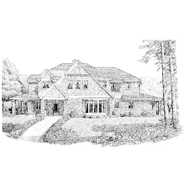 Shingle House Plan Front Image of House - Tuckers Hill Craftsman Home 137D-0275 - Shop House Plans and More