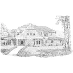 Shingle House Plan Front Image of House - Tuckers Hill Craftsman Home 137D-0275 - Shop House Plans and More