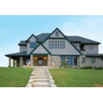 Shingle House Plan Front of Home - Tuckers Hill Craftsman Home 137D-0275 - Shop House Plans and More