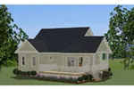 Country House Plan Rear Photo 01 - Fair View Country Cottage Home 139D-0001 - Search House Plans and More