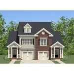 Ranch House Plan Front of House 139D-0002