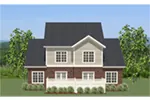 Traditional House Plan Rear Photo 01 - Essex Place Duplex Home 139D-0002 - Search House Plans and More