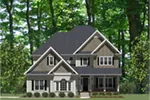 Traditional House Plan Front of House 139D-0003