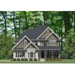 Craftsman House Plan Front of House 139D-0003