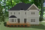 Traditional House Plan Rear Photo 01 - Whittlesey Luxury Home 139D-0003 - Shop House Plans and More