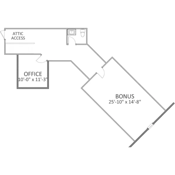 Traditional House Plan Second Floor - Spring Field Craftsman Home 139D-0004 - Shop House Plans and More