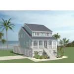 Cape Cod & New England House Plan Front of House 139D-0005