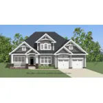 Traditional House Plan Front of House 139D-0007