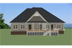 Craftsman House Plan Rear Photo 01 - Darden Craftsman Home 139D-0008 - Search House Plans and More