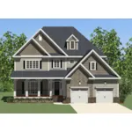 Traditional House Plan Front of House 139D-0010