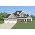 Rustic House Plan Front of House 139D-0011