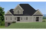 Rustic House Plan Rear Photo 01 - Vandalia Arts & Crafts Home 139D-0011 - Shop House Plans and More