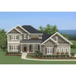 Craftsman House Plan Front of House 139D-0012