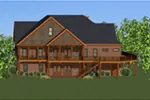 Lake House Plan Rear Photo 01 - Lake Jeanette Rustic Home 139D-0013 - Shop House Plans and More