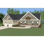 Traditional House Plan Front of House 139D-0014