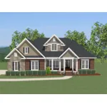 Craftsman House Plan Front of House 139D-0015