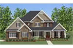 Traditional House Plan Front of House 139D-0016