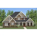 Traditional House Plan Front of House 139D-0016