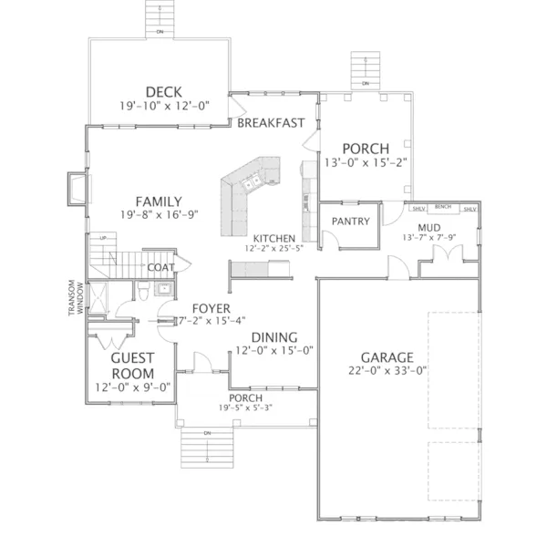 Traditional House Plan First Floor - Carlton Creek Luxury Home 139D-0017 - Search House Plans and More