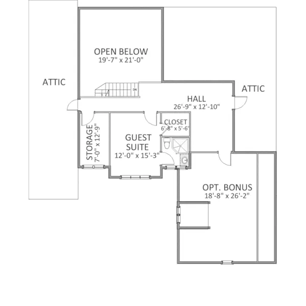 Country House Plan Second Floor - Maple View Craftsman Farmhouse 139D-0019 - Shop House Plans and More