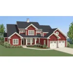 Country House Plan Front of House 139D-0019