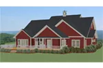 Country House Plan Rear Photo 01 - Maple View Craftsman Farmhouse 139D-0019 - Shop House Plans and More