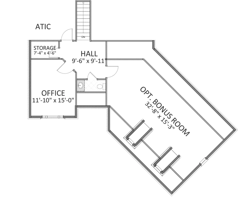 Arts & Crafts House Plan Second Floor - Windham Lake Luxury Home 139D-0020 - Shop House Plans and More