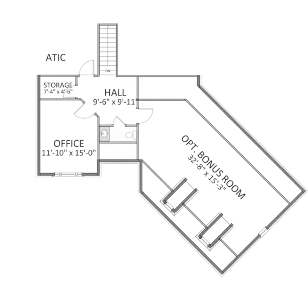 Arts & Crafts House Plan Second Floor - Windham Lake Luxury Home 139D-0020 - Shop House Plans and More