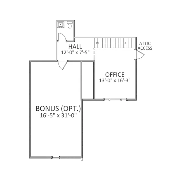 Craftsman House Plan Second Floor - Sedgefield Craftsman Home 139D-0025 - Shop House Plans and More