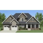 Craftsman House Plan Front of Home - Sedgefield Craftsman Home 139D-0025 - Shop House Plans and More