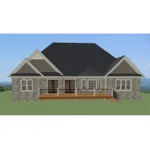 Craftsman House Plan Rear Photo 01 - Sedgefield Craftsman Home 139D-0025 - Shop House Plans and More