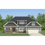 Craftsman House Plan Front of Home - Huntington Lake Craftsman Home 139D-0032 - Search House Plans and More